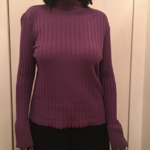 Ribbed knit turtleneck - Picture 2 of 4